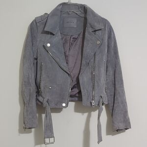 Blank NYC Charcoal Leather Jacket
